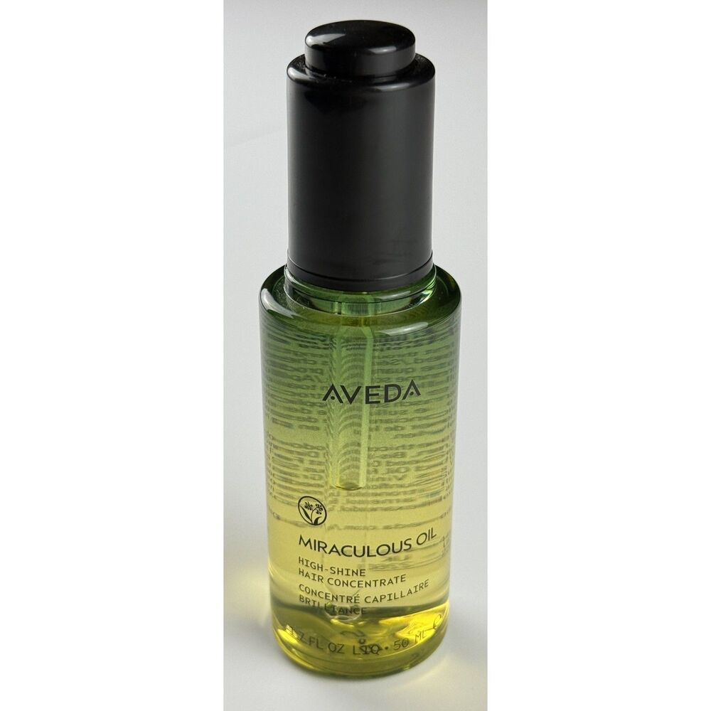 Aveda Miraculous Oil High-Shine Hair Concentrate Vegan Hair Oil Dropper